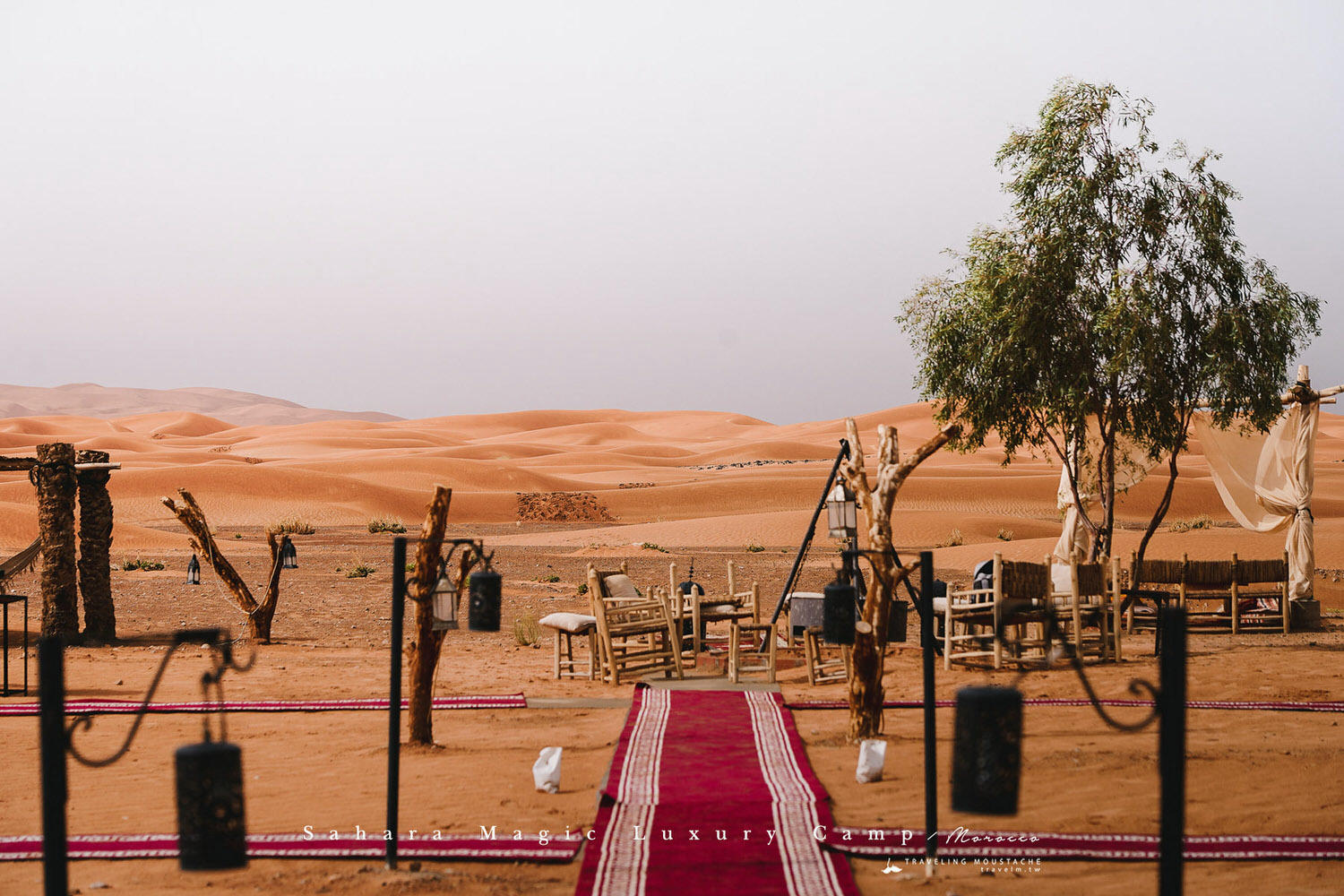 摩洛哥住宿|Sahara Magic Luxury Camp 撒哈拉魔力奢華帳篷營區,沙漠、星夜、日落駱駝,極致浪漫的摩洛哥旅宿體驗 - 第6張圖