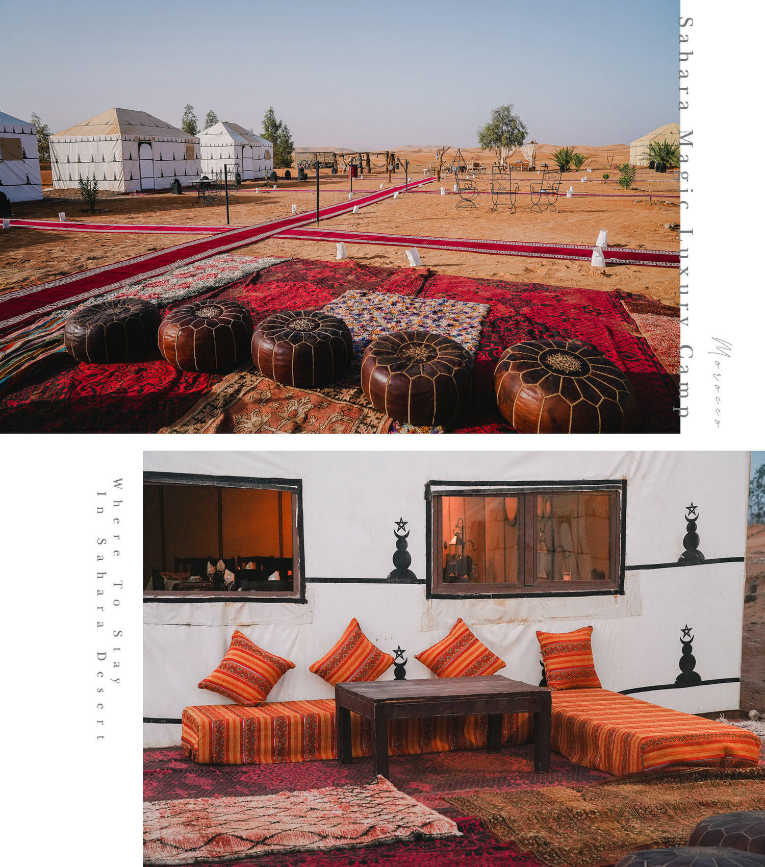 摩洛哥住宿|Sahara Magic Luxury Camp 撒哈拉魔力奢華帳篷營區,沙漠、星夜、日落駱駝,極致浪漫的摩洛哥旅宿體驗 - 第17張圖