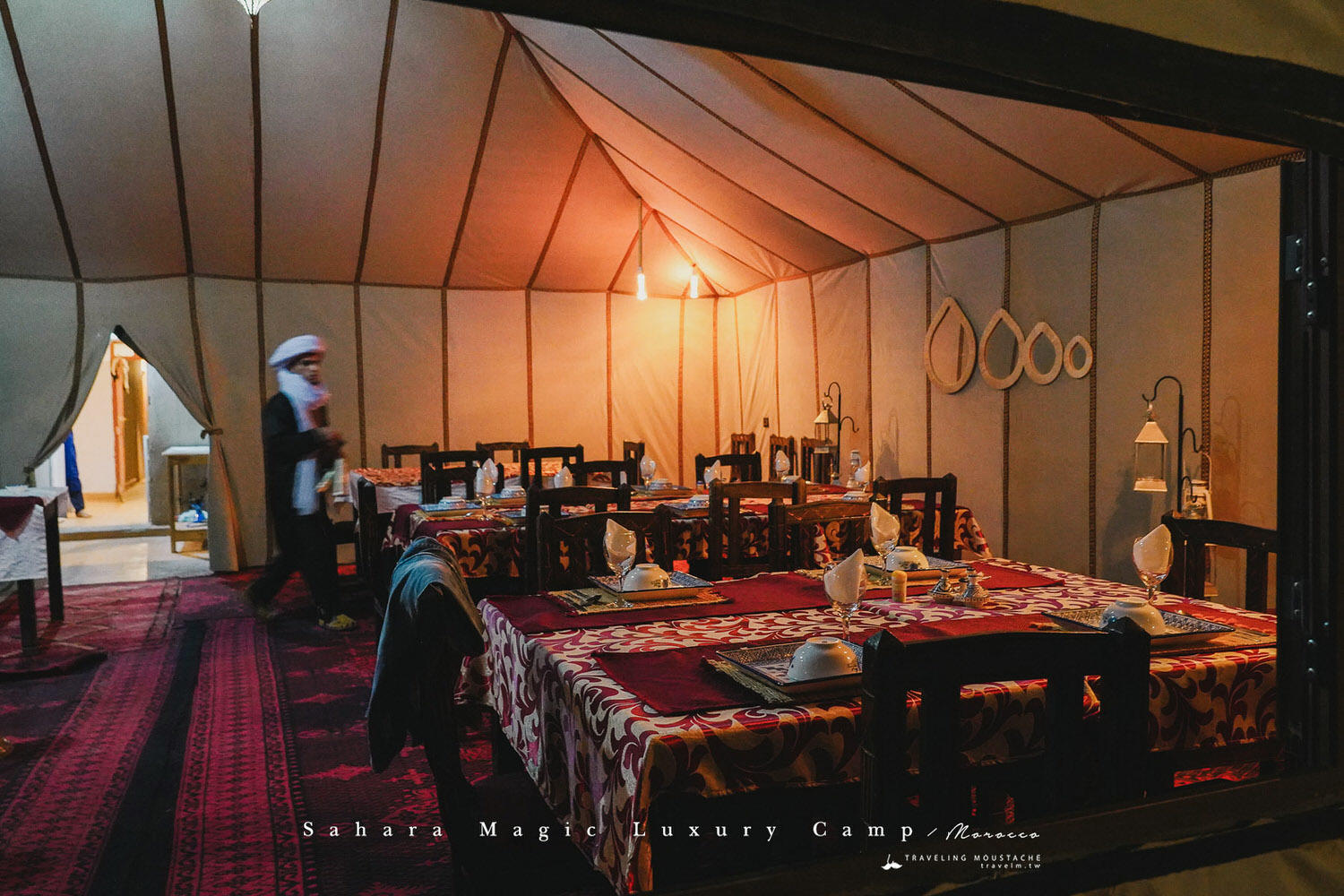 摩洛哥住宿|Sahara Magic Luxury Camp 撒哈拉魔力奢華帳篷營區,沙漠、星夜、日落駱駝,極致浪漫的摩洛哥旅宿體驗 - 第24張圖