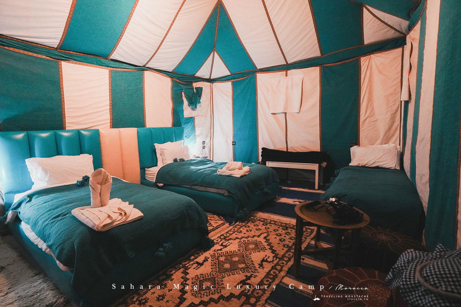 摩洛哥住宿|Sahara Magic Luxury Camp 撒哈拉魔力奢華帳篷營區,沙漠、星夜、日落駱駝,極致浪漫的摩洛哥旅宿體驗 - 第26張圖