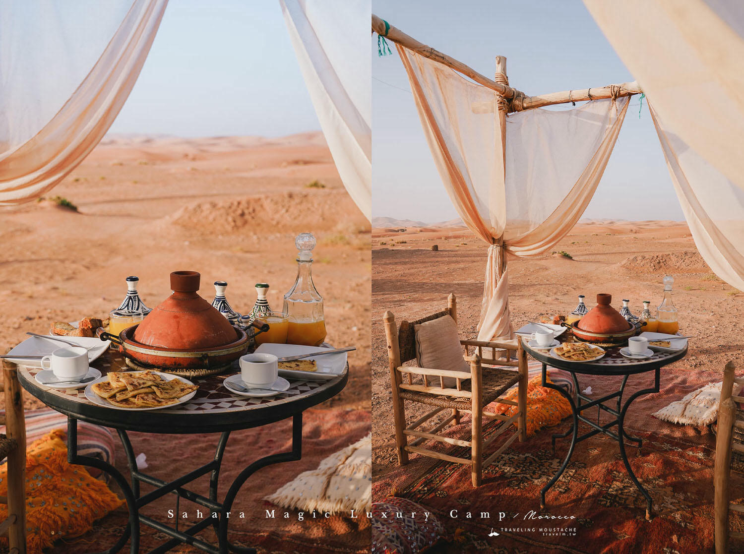 摩洛哥住宿|Sahara Magic Luxury Camp 撒哈拉魔力奢華帳篷營區,沙漠、星夜、日落駱駝,極致浪漫的摩洛哥旅宿體驗 - 第39張圖