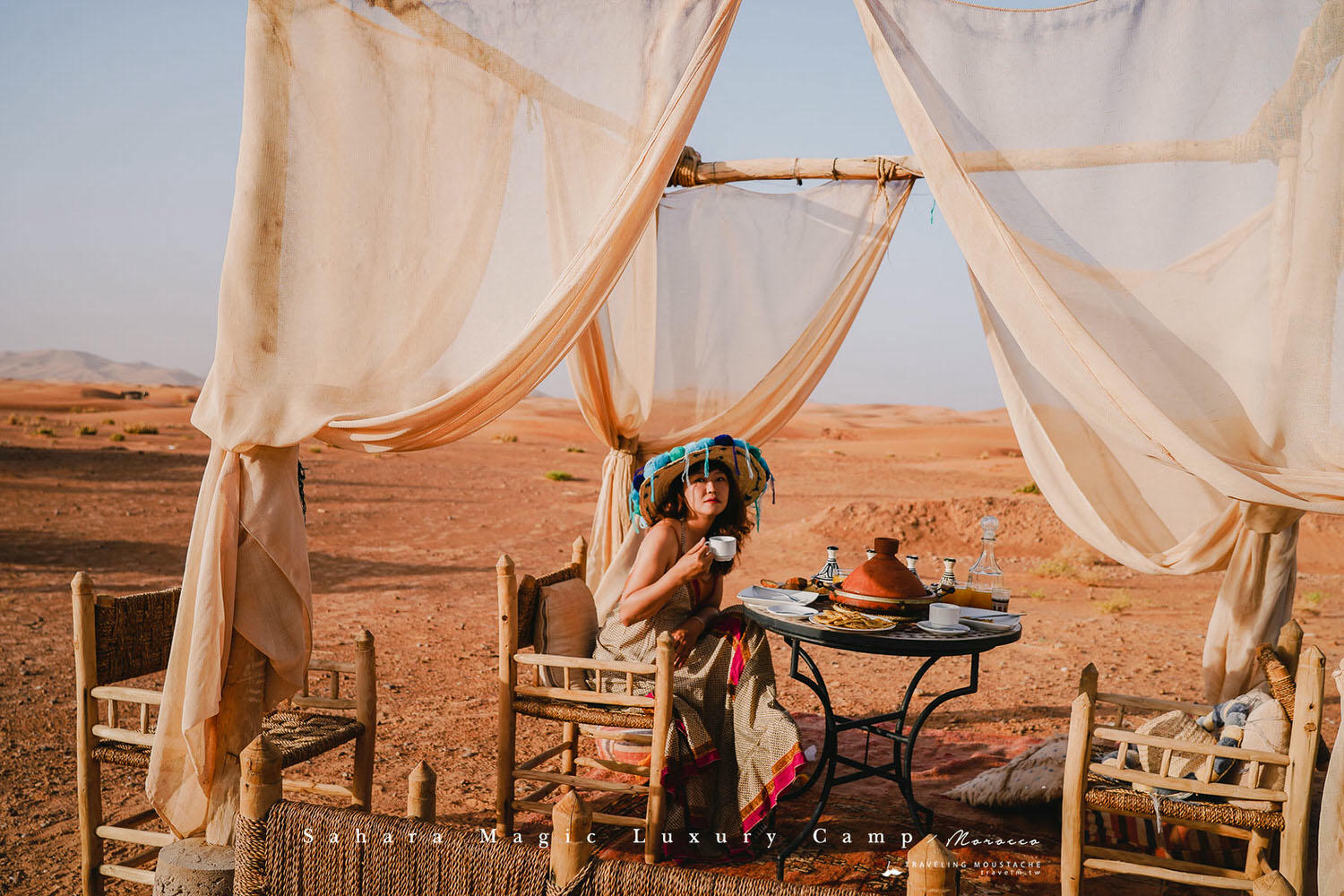 摩洛哥住宿|Sahara Magic Luxury Camp 撒哈拉魔力奢華帳篷營區,沙漠、星夜、日落駱駝,極致浪漫的摩洛哥旅宿體驗 - 第41張圖