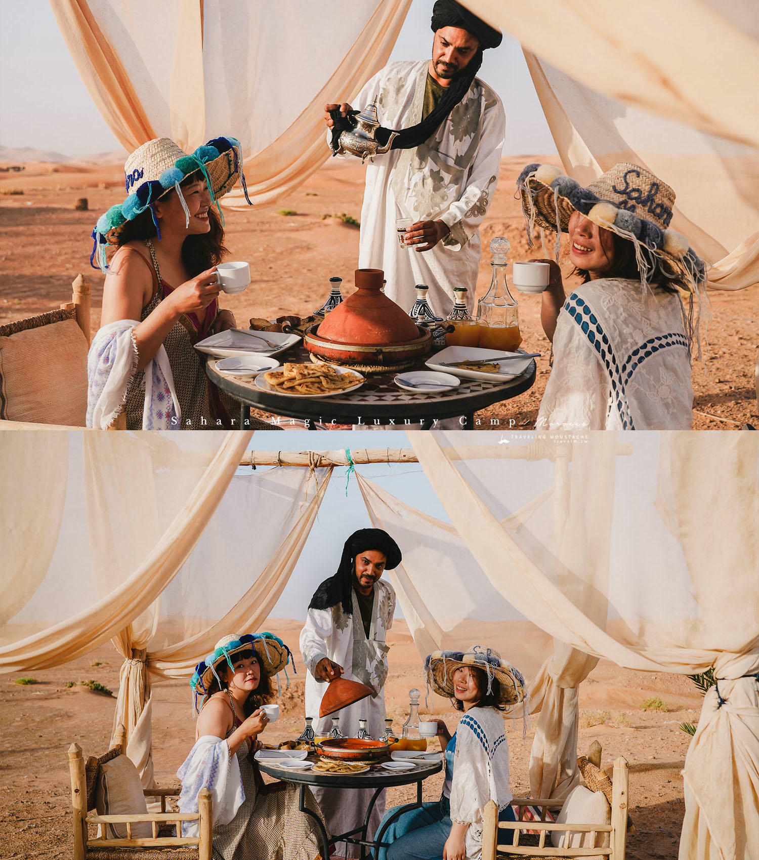 摩洛哥住宿|Sahara Magic Luxury Camp 撒哈拉魔力奢華帳篷營區,沙漠、星夜、日落駱駝,極致浪漫的摩洛哥旅宿體驗 - 第40張圖