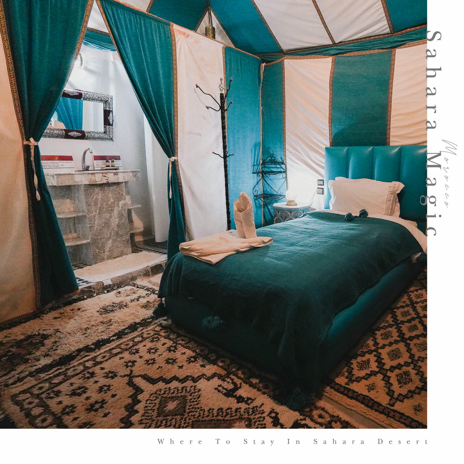 摩洛哥住宿|Sahara Magic Luxury Camp 撒哈拉魔力奢華帳篷營區,沙漠、星夜、日落駱駝,極致浪漫的摩洛哥旅宿體驗 - 第31張圖