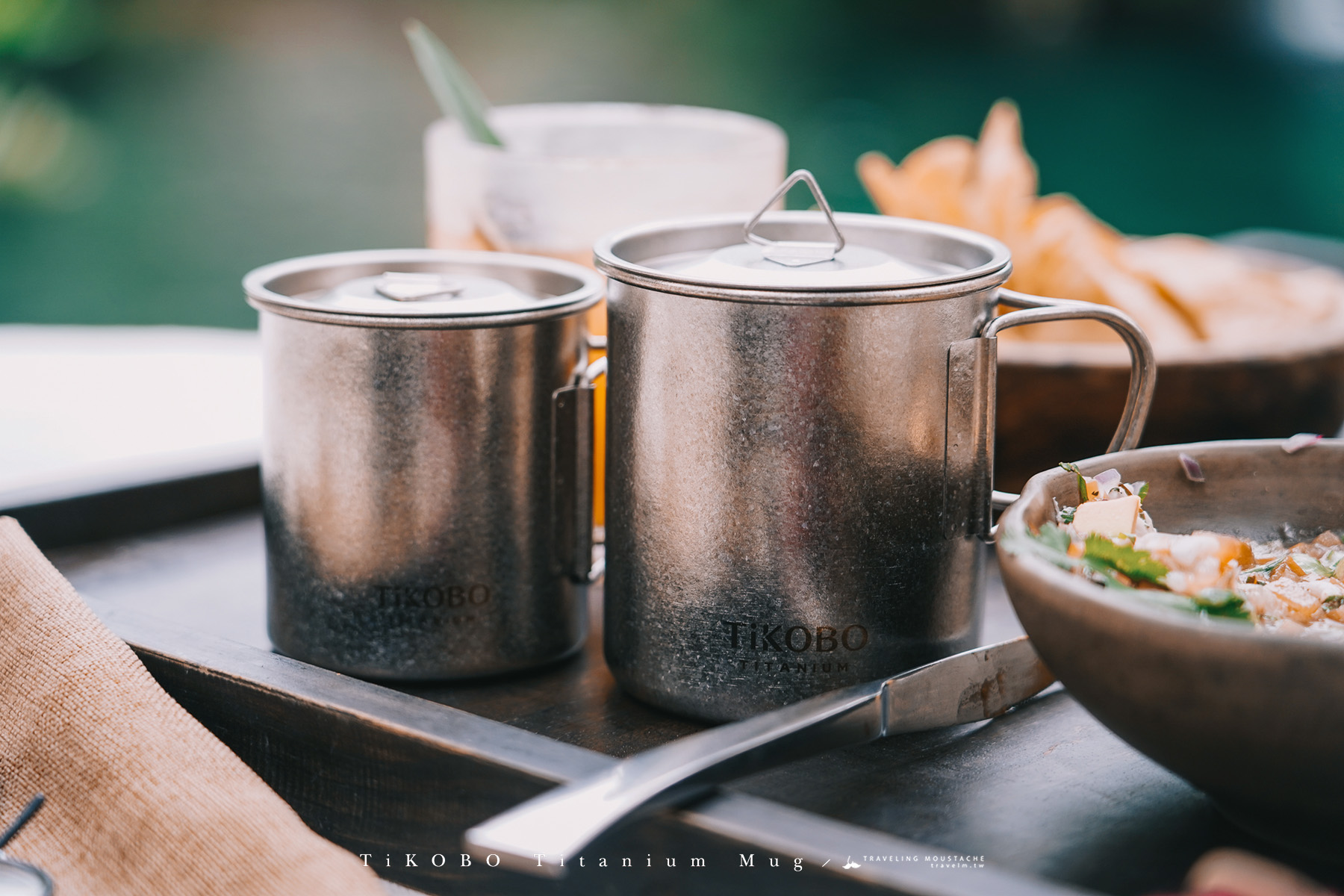 TiKOBO 鈦工坊純鈦露營杯｜露營、登山、居家一次滿足，輕量好洗好攜帶，我的完美戶外冒險夥伴。附純鈦杯蓋
