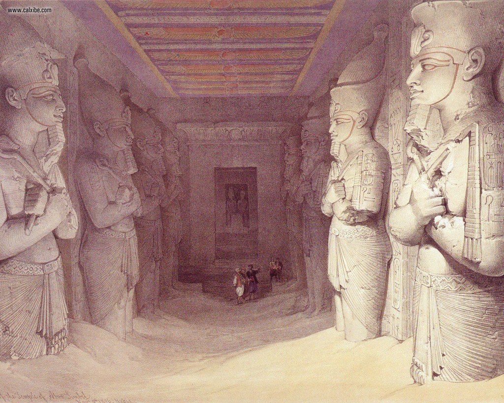 David_Roberts_pg48_The_Interior_Of_The_Great_Temple_At_Abu_Simbel_-1