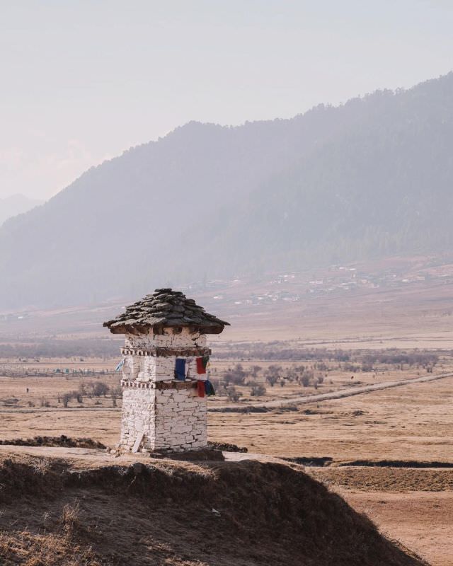 🇧🇹 不丹・富畢卡山谷徒步
在不丹，我收穫了很多很多喜歡的片刻。
但若要選一個最浪漫的，
那大概還是那個跟黑頸鶴一起徒步山谷的早晨吧 🫶💖
-
不丹有 72% 面積為森林所覆蓋，即便是 21 世紀的現在，這個國家依舊有著許多道路無法抵達的高山與深谷，或許也因為這樣，徒步一直都是不丹人習慣不過的日常。
很久很久以前，在和 Lonely Planet 前輩聊天的過程裡，他就曾說，不丹有著他最喜歡的一些徒步路線（雖然當時他指的完全不是富畢卡山谷或虎穴寺這種小兒科基本款就是了 XD）
不知道為什麼，
我一直記著這樣的一句話。
-
而在旅程第三天，
我終於迎來了在不丹的第一場徒步。
富畢卡山谷是一處由冰川侵蝕形成的碗狀峽谷，因著山頂著名的崗提寺（Gangtey Monastery)，也有許多人稱它為「崗提山谷」。
每年冬季，來自西藏的黑頸鶴都會來此過冬，據說牠們會先繞著崗提寺轉上三圈，接著才降落於高原草甸。
不丹人將這些鳥類視為幸運的象徵，說牠們是幸福之鳥。為了守護黑頸鶴，富畢卡山谷的電力大多仰賴太陽能，所有基礎設施與電線皆埋於地下。但也因為如此，電力不穩與停電問題長年縈繞山谷。
確實是有些不方便的。然而那個早晨，當我在穿越村落與溪流時，仰頭望見黑頸鶴掠過天際的模樣，我忽然覺得，那些停電的不便，洗澡時冰冷的水，似乎全都無所謂了。
-
【關於徒步富畢卡山谷】
🚶‍♀️這天我們的路線是由山腳旅館一路走至山頂的崗提寺附近，大概 7 公里路程。嚮導一開始是說 1 小時左右能走完，結果我們一群人硬生生的走了 2.5 小時 🤣🤣🤣
富畢卡山谷的徒步路線不算難走，全程幾乎都是緩坡，只有最後一段稍微陡一些。途中會經過村落也會經過森林，是條很舒服的徒步路線。覺得稱得上是一條老少閒宜的路線（？）
🐦 黑頸鶴大約是 11~3 月會在富畢卡過冬，但要確保能看到，11 月底到 2 月中旬安全一點。這段時間外的話，可以去山谷裡的黑頸鶴保護中心。
-
【不丹的其他徒步路線】
如果你是健行狂熱者，想要挑戰一些人煙罕至的徒步路線。這邊提供三條不丹也很有名，但我大概一輩子都不會去走的喜馬拉雅山系徒步路線給各位（欸）
⛰️ Jhomolhari Trek：不丹最受歡迎的長途徒步路線，需時 8~10 天。
⛰️Laya–Gasa Trek：穿越不丹偏遠高地的旅程，有機會見到拉亞族的傳統文化與不丹國獸羚牛，需時 12 天左右。
⛰️Snowman Trek：曾入選國家地埋雜誌全球20條最佳徒步路線，號稱世界上最艱難的徒步路線之一，24-28 天。
-
題外話是，不丹認為高聳的雪山是神靈的家，當地法律是禁止攀登 6,000m 以上山峰的。目前全世界最高的未攀登山峰 Gangkhar Puensum （7,580m）就位在不丹。
——
那天徒步富畢卡山谷時，和嚮導尼瑪聊起了徒步這件事。他說：噢對呀，不丹有很多很棒的長天數徒步路線，下次來可以試試。在不丹徒步很簡單的，帳篷和行李可以給馬背，你只要走路就好。
恩，好一個走路就好。
．
．
．
#俏鬍子遊不丹
#不丹 #不丹旅遊 #富畢卡山谷 #崗提 #bhutan #bhutantrip #bhutantour #gangtey #phobjikha #phobjikhavalley